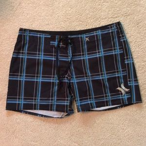 Hurley phantom plaid board shorts